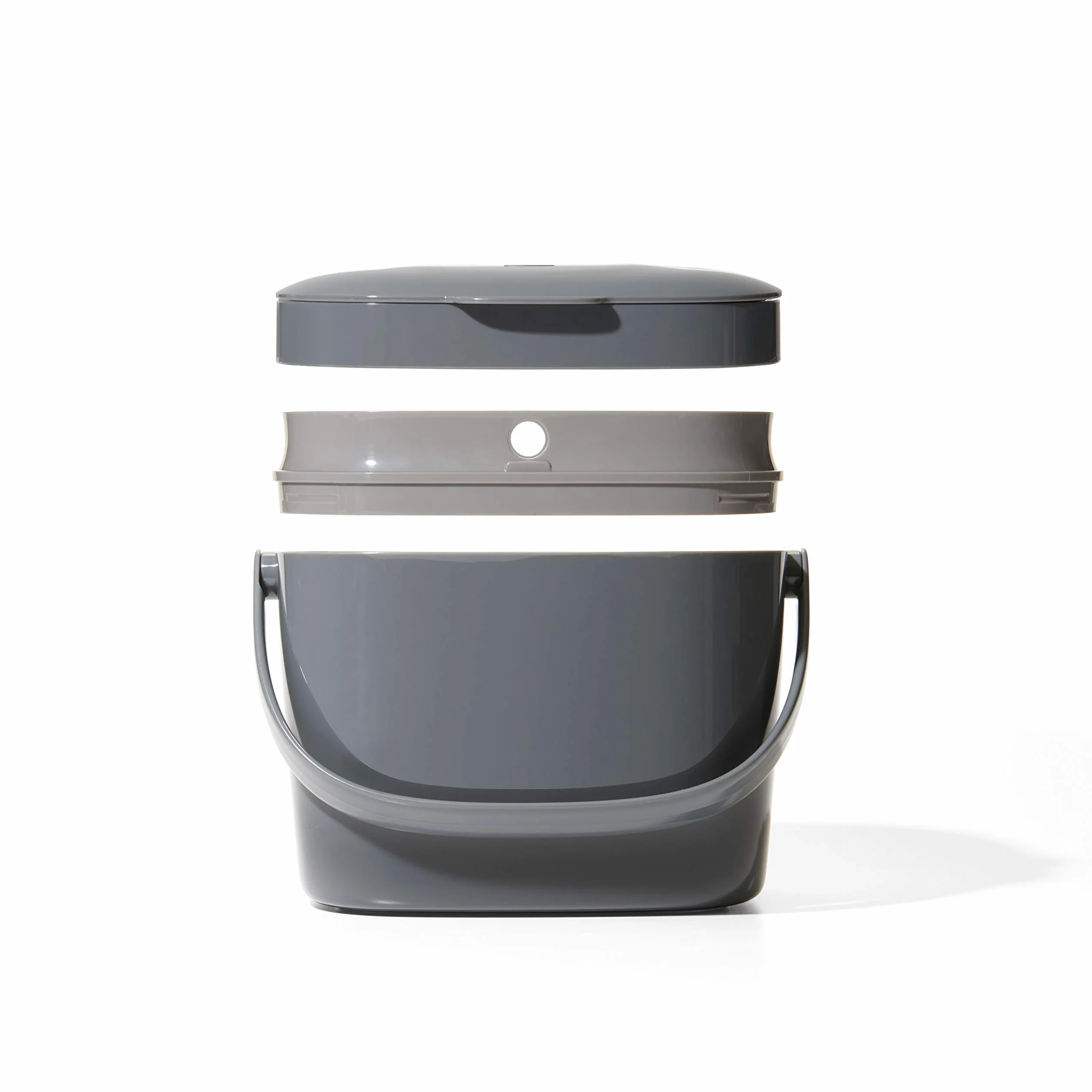 OXO Poubelle à Compost, Gris, 6.6 L