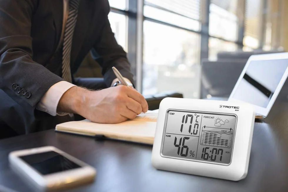 TROTEC BZ07 thermo-hygromètre station météo sans fil température hygrométrie indicateur tendance météo réveil