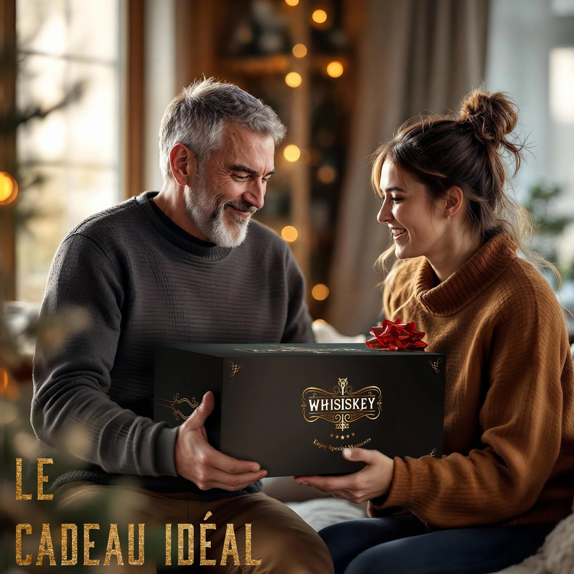 Set de Verre à Whisky Coffret Cadeau Homme 310ML 8 Pierre à Whisky