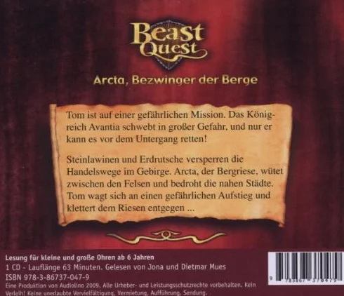 Beast Quest Arcta Bezwinger der Berge