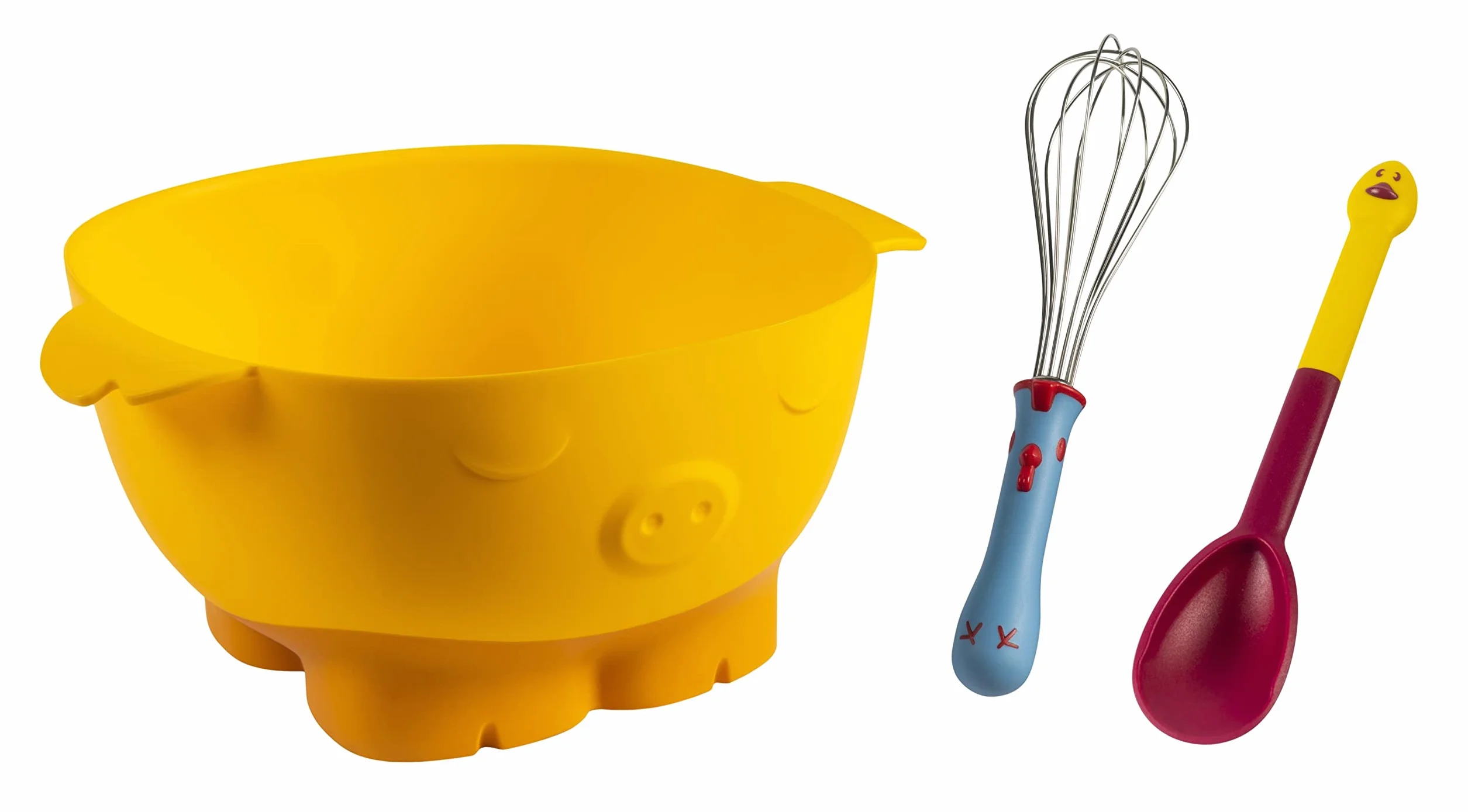 KUHN RIKON Kinderkitchen Kit de mélange 3 pièces Jaune Rouge Bleu