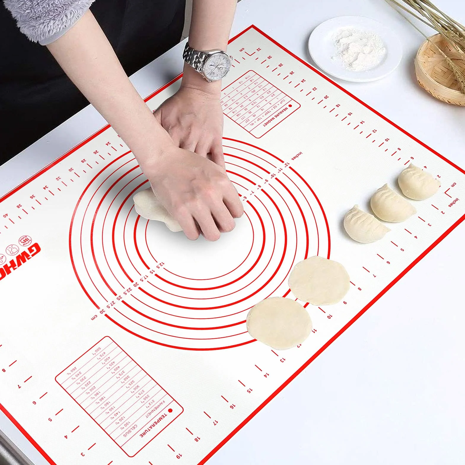 Tapis de Cuisson en Silicone Anti-adhésif 60 x 40 cm