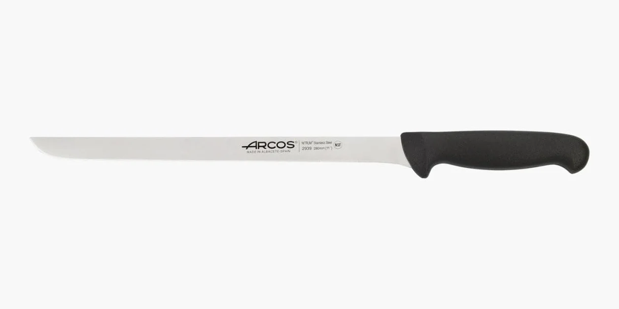 Arcos Couteau à Jambon Flexible Lame Acier Inoxydable Nitrum 28 cm Série 2900
