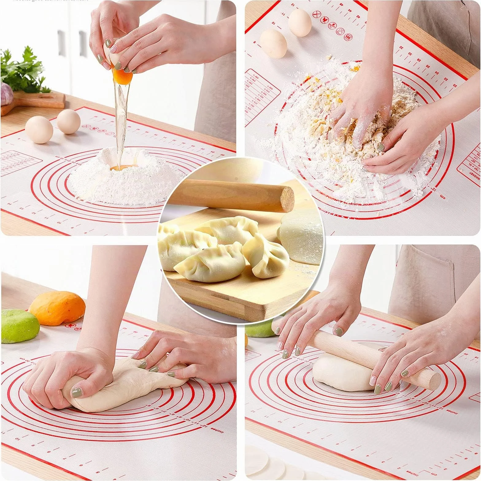 Tapis de Cuisson en Silicone Anti-adhésif 60 x 40 cm
