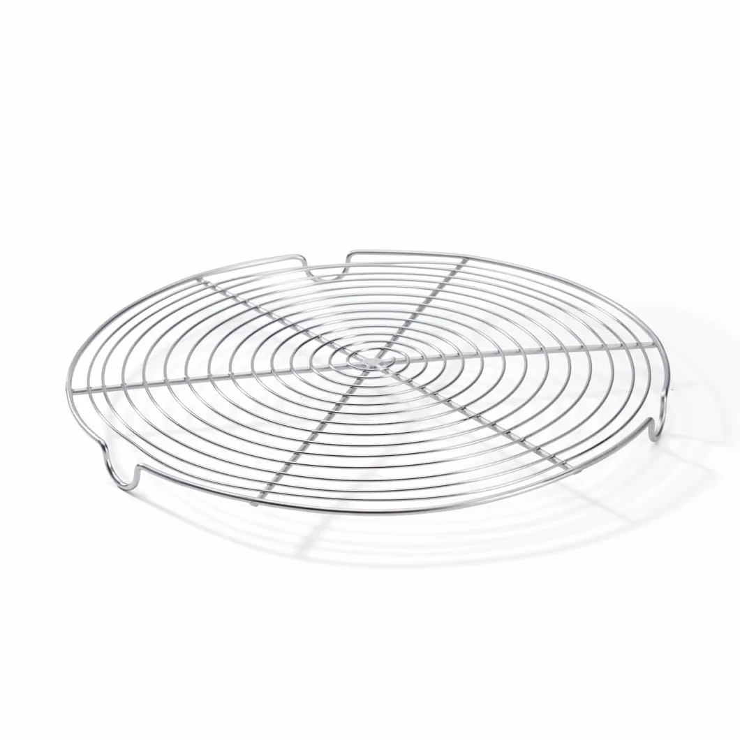 De Buyer Grille ronde inox 3 pieds Diamètre 28 cm Argent