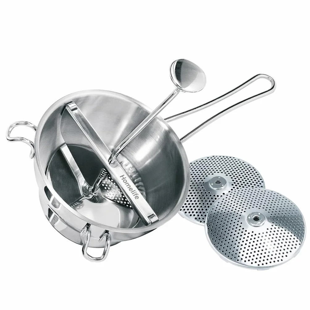 GEFU Flotte Lotte Moulin à Légumes Acier Inoxydable 40,5 x 12,2 x 22,3 cm