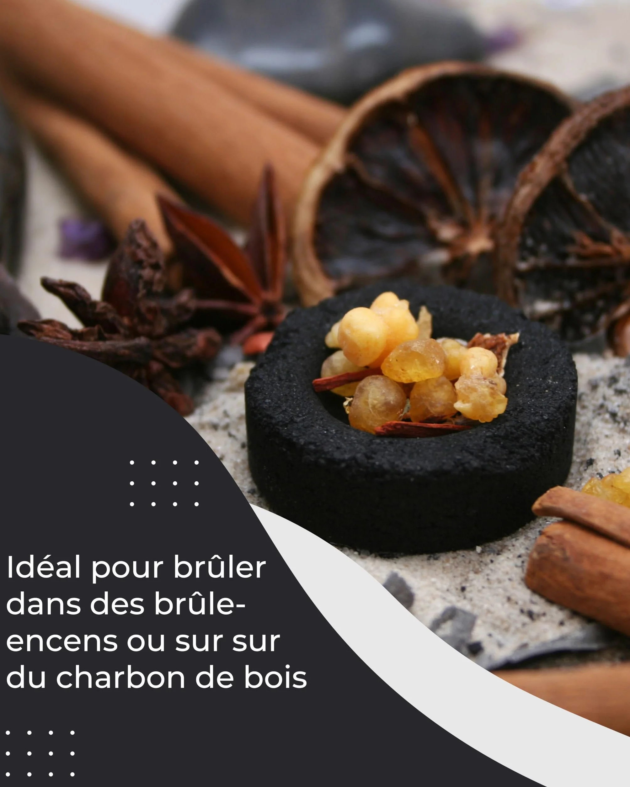 Encens Naturel en résine Boswellia Papyrifera 50g - Oliban éthiopien pour Purification