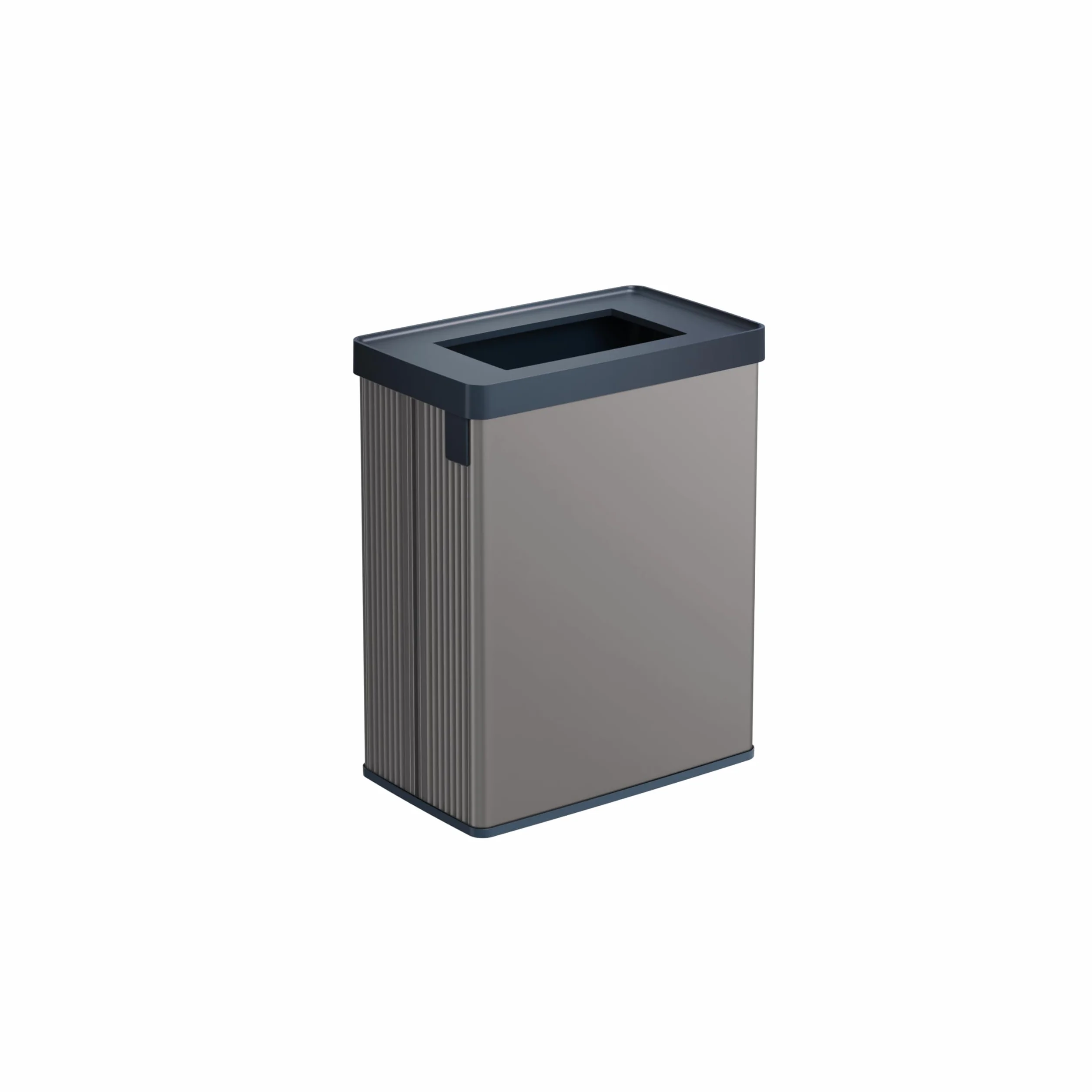 Curver Keter Verto Poubelle de recyclage double compartiment 54 l gris perle