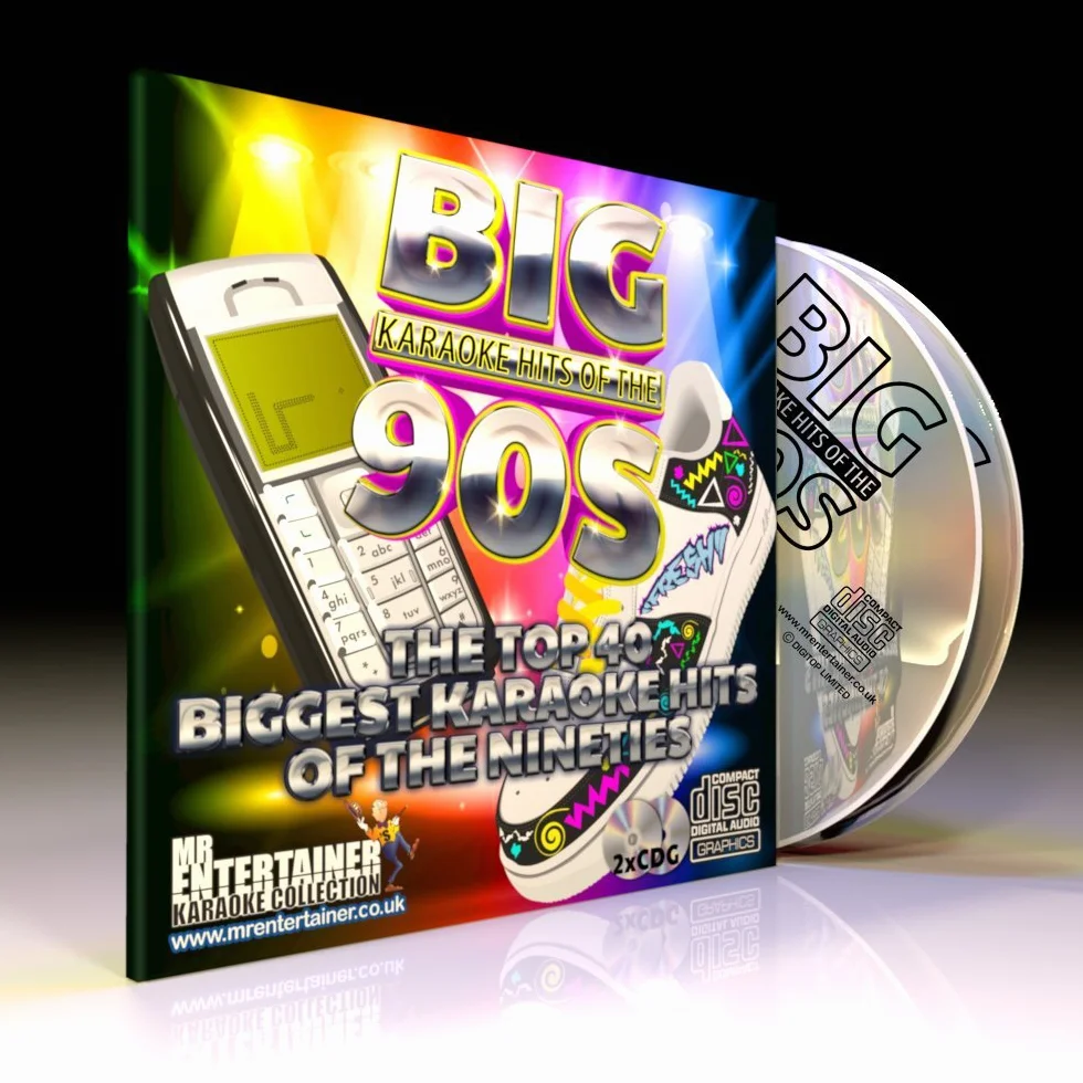 Mr Entertainer Big Hits of The 90's Double Pack 40 Classic Songs Karaoké