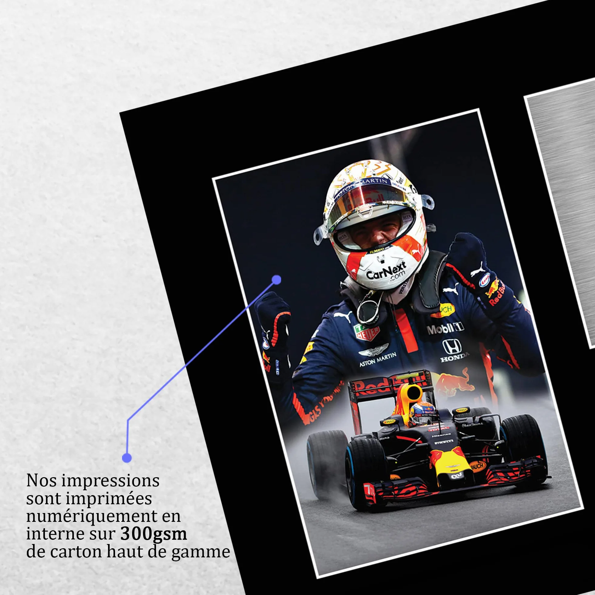 A4 Max Verstappen Photo Autographe Signée Cadeaux Formule 1