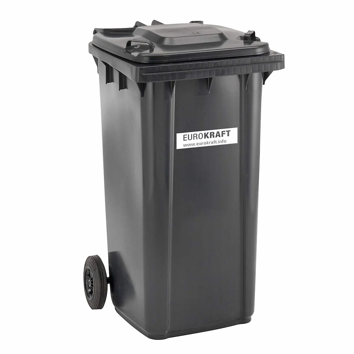 Conteneur à déchets 240 L jaune 1067 x 580 x 730 mm Poubelle de tri à roulettes extérieur