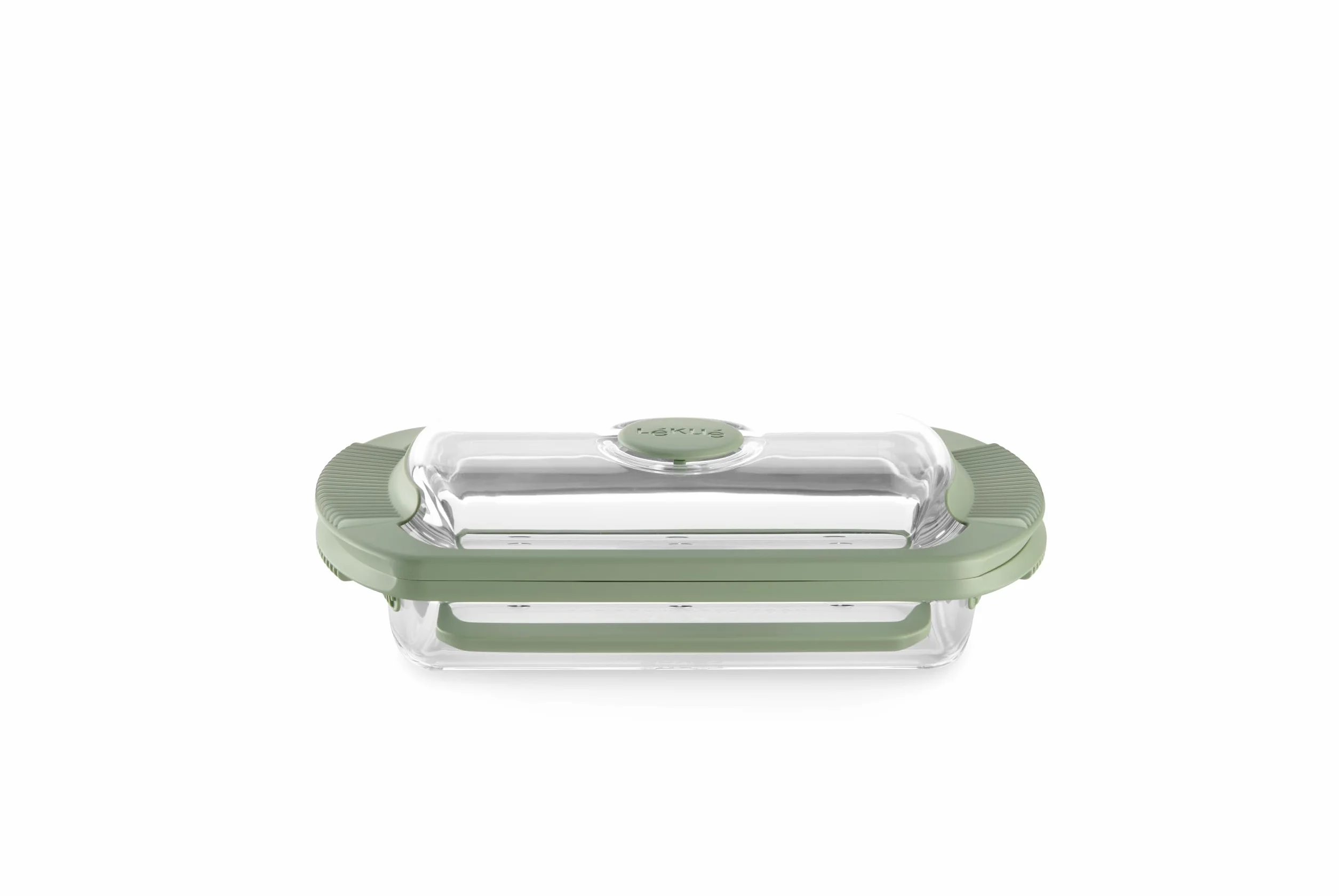 Lékué Coffret vapeur en verre transparent 750 ml 2 personnes