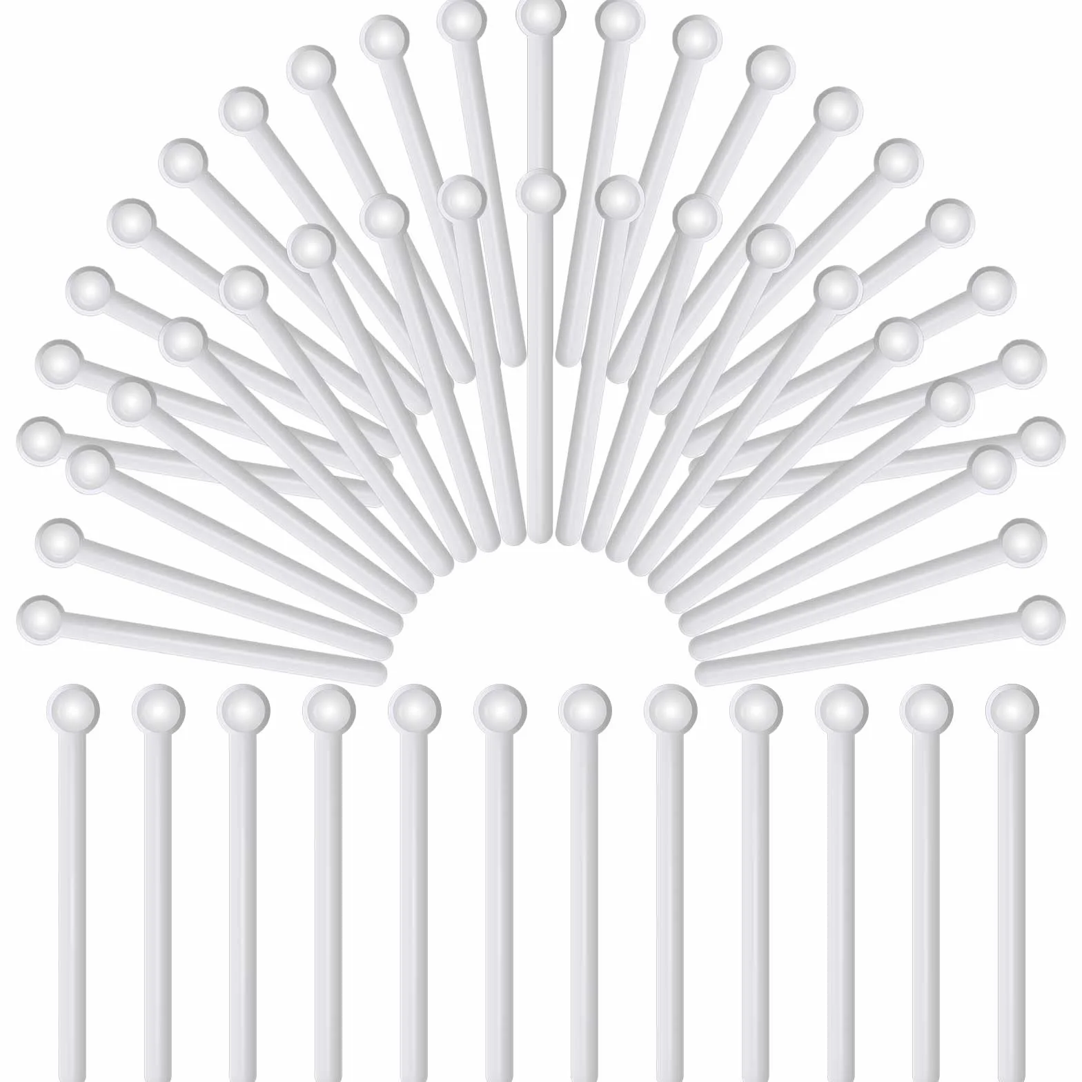 Cuillères à mesurer en plastique 150 ml lot de 50
