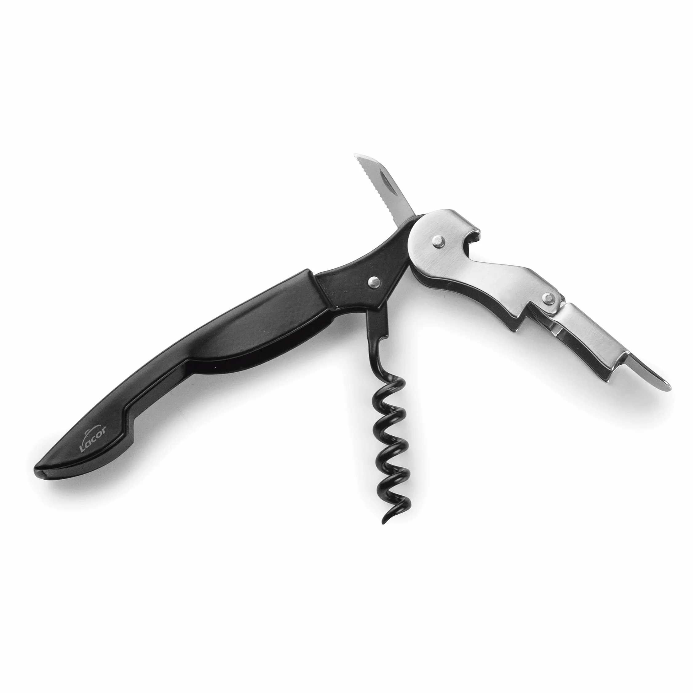 LACOR Tire-bouchon en acier inoxydable ouvre-bouteille lame courte