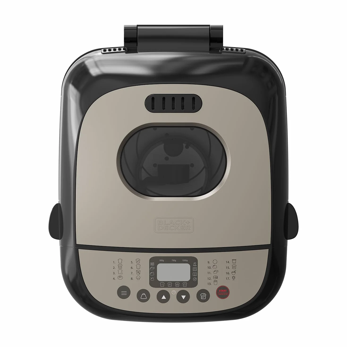 BLACK+DECKER BXBM600E Machine à pain 600W 1kg 17 programmes programmable 15h
