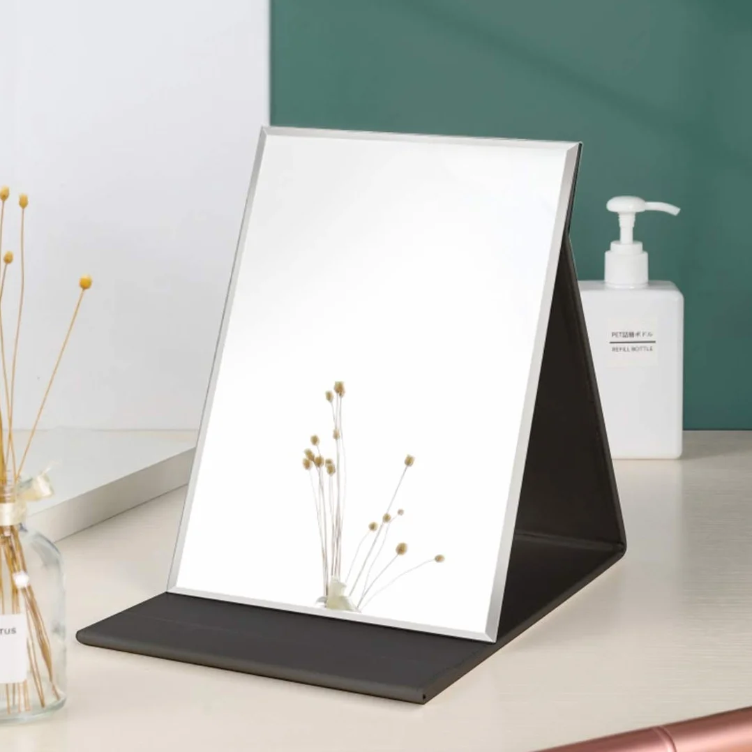 Grand Miroir de Maquillage Portable Super HD 10X7 Pouces Pliable