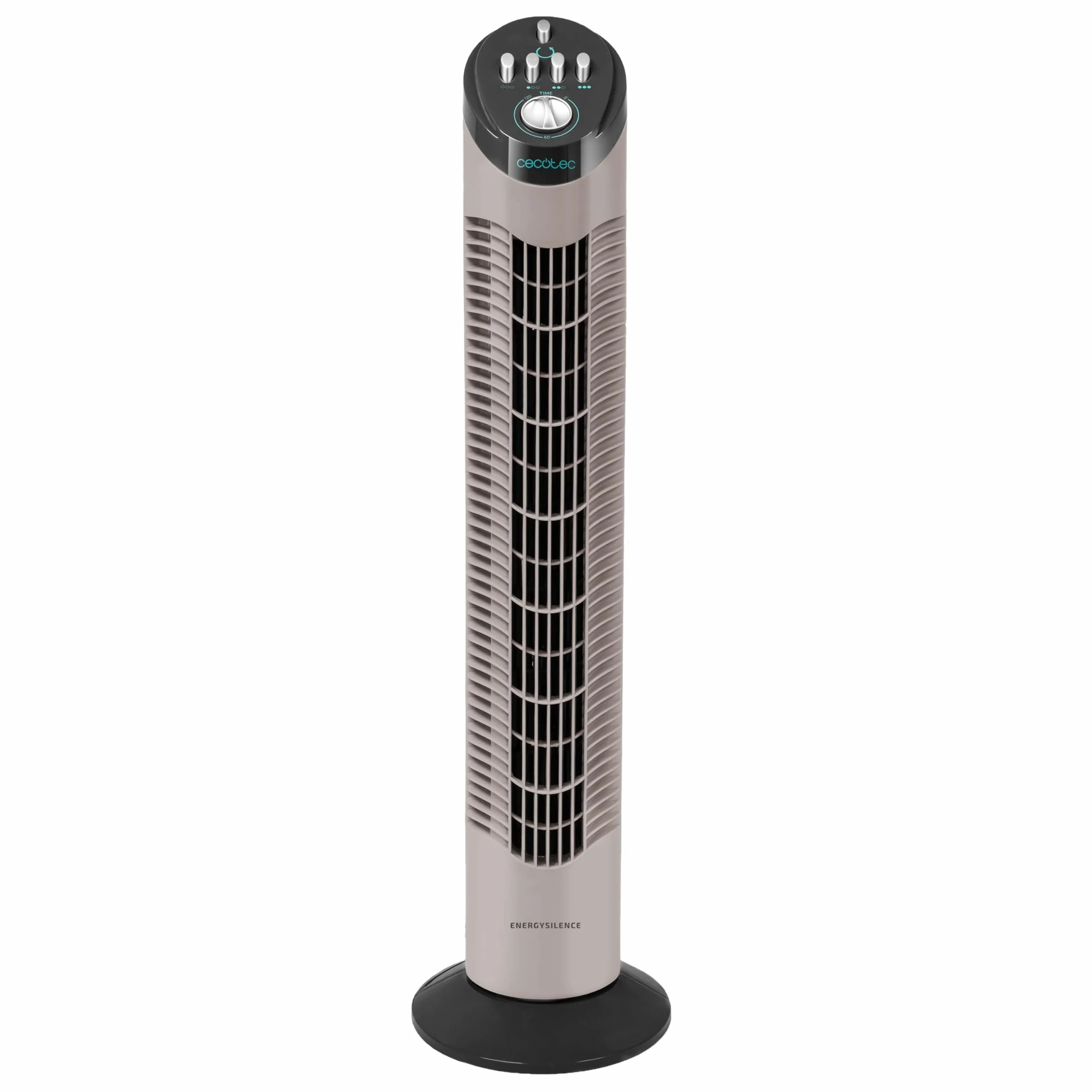 Cecotec Ventilateur Colonne 30'' 76cm 50W EnergySilence 790 Skyline Moteur Cuivre 3 Vitesses Minuteur 2h Blanc
