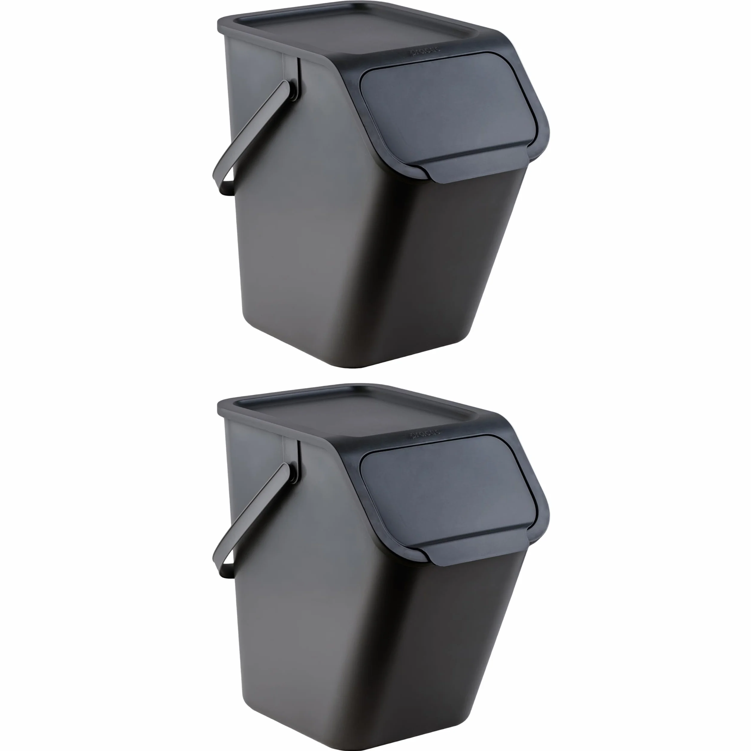 Poubelle Cuisine Tri Selectif 2 Bacs 25 litres