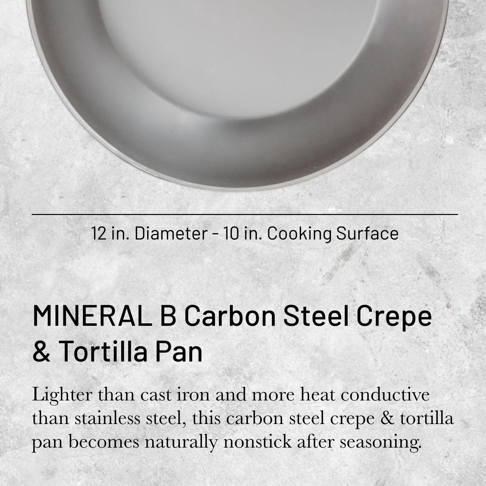 De Buyer Mineral B Ø 30 cm Patelnia do Naleśników Gris