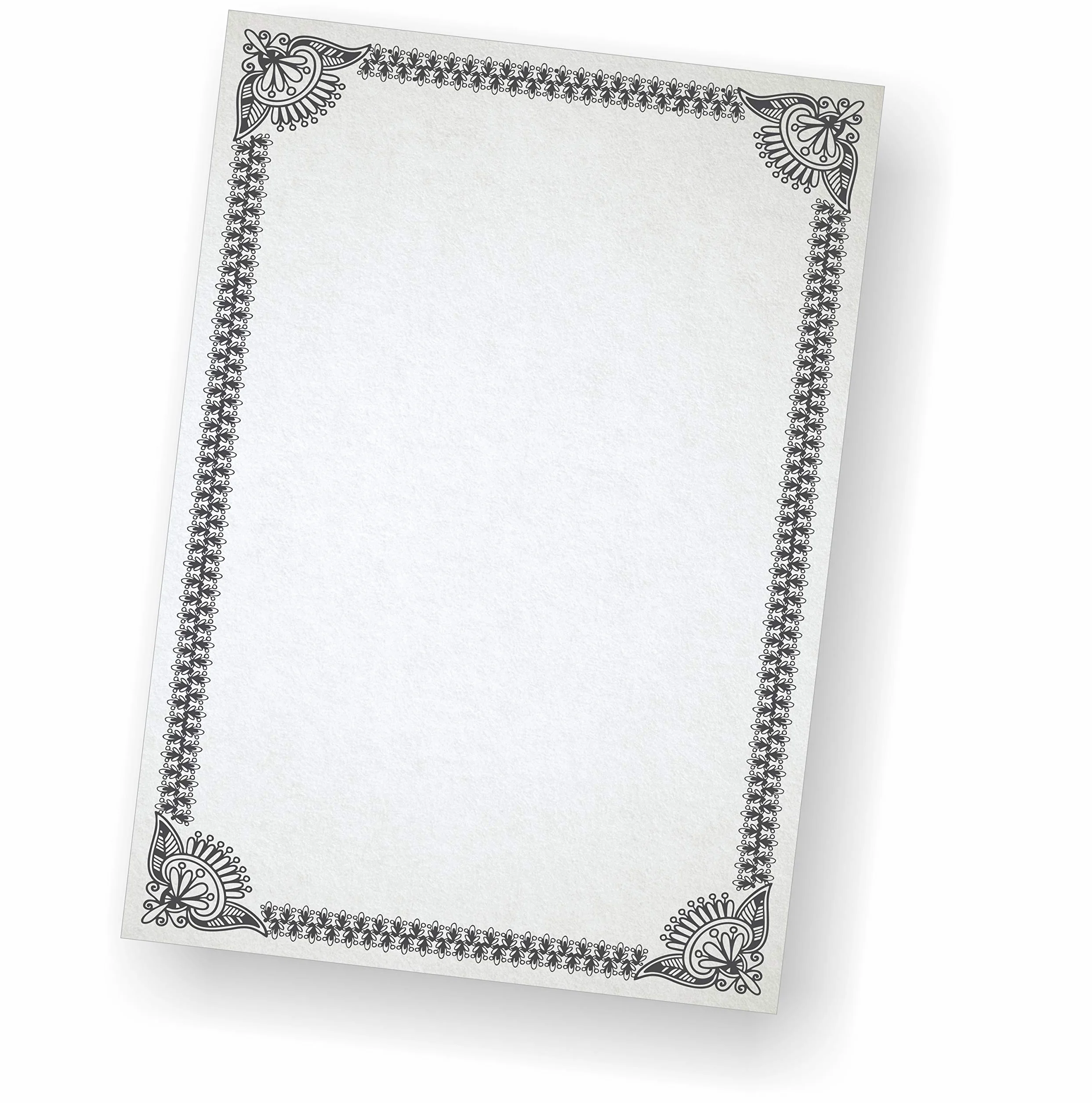 Feuilles cartonnées pour diplôme Format A4 Grammage 120g Recto/Verso Lot de 10