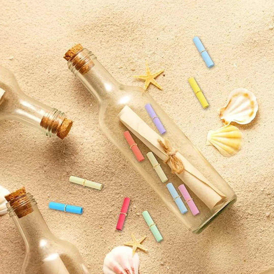 Petit Parchemin Capsules De Messages Rouleaux De Parchemin Miniatures Souhaits, 200 pièces