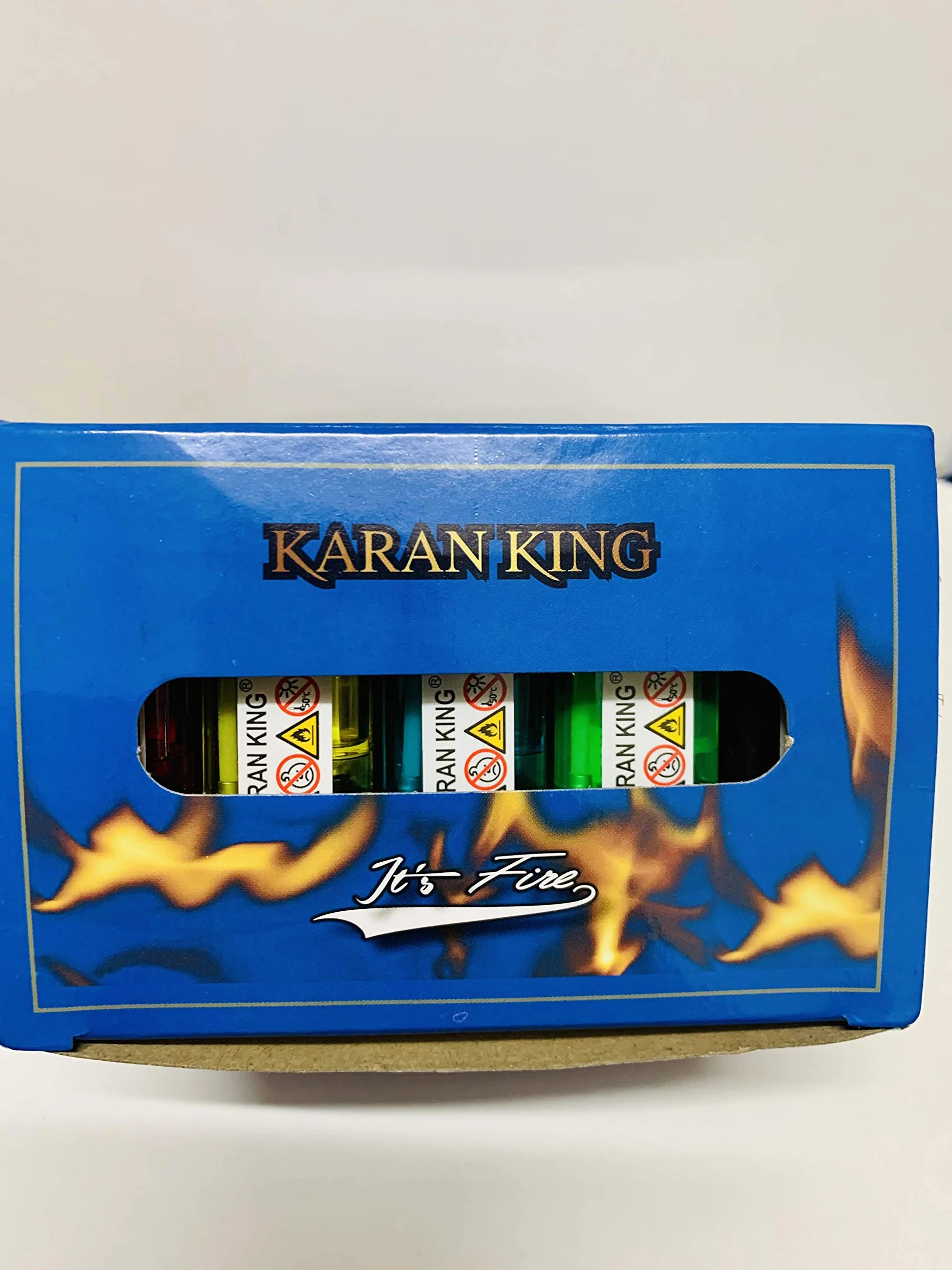 King Karan Lot de 50 briquets électroniques sécurité enfant 5 couleurs