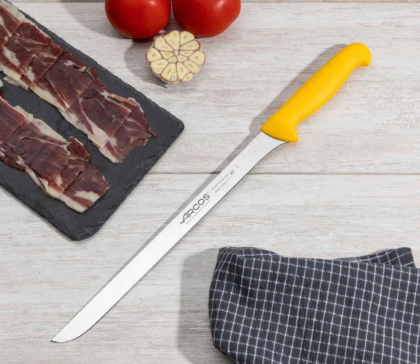 Arcos Couteau à Jambon Flexible Lame Acier Inoxydable Nitrum 28 cm Série 2900