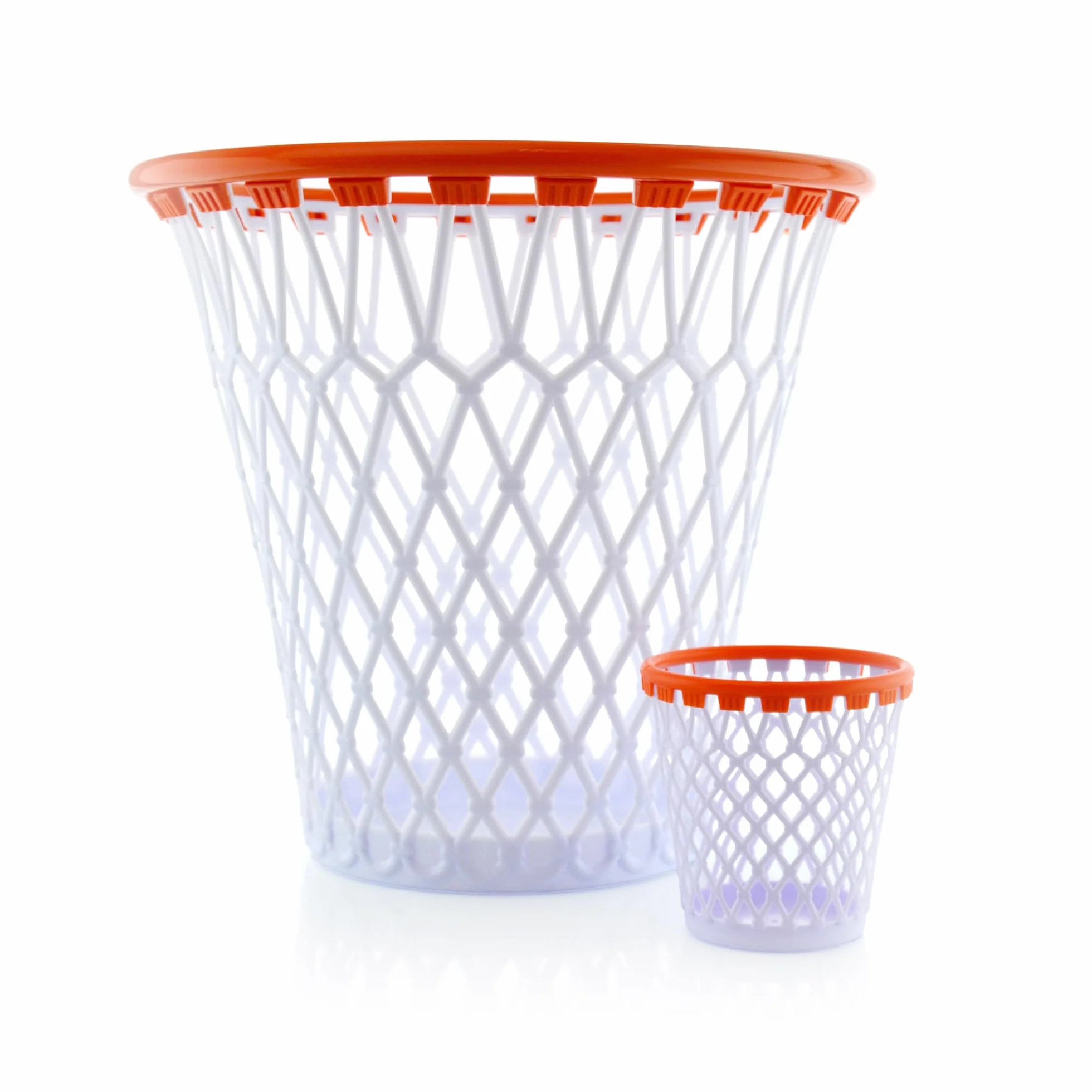 Poubelle Basket Lovers Lavable Résistante Recyclable Idéal pour Décorer Chambre avec Porte-crayons