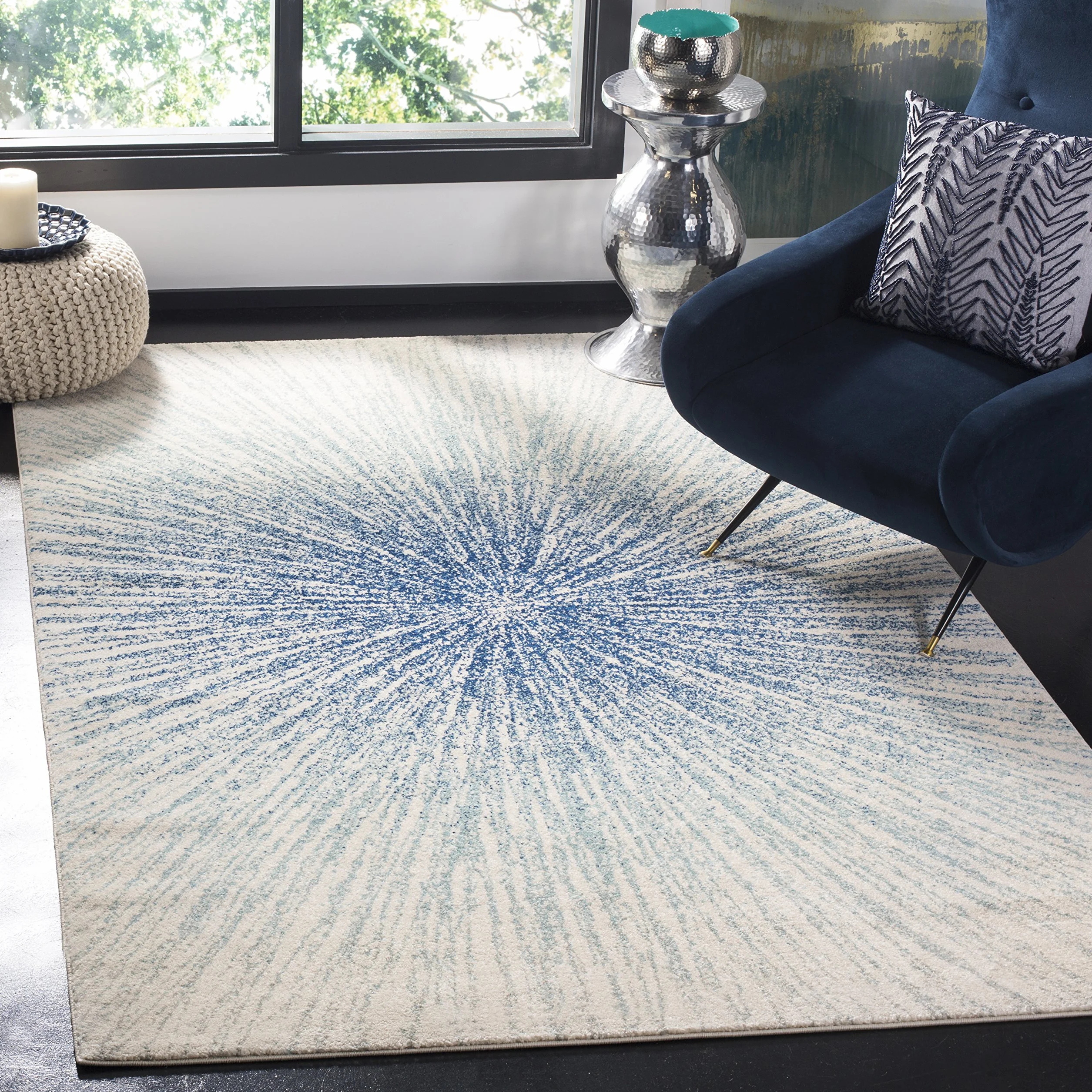 Safavieh Tapis Traditionnel Evoke Collection Gris Neutre 240x300 cm