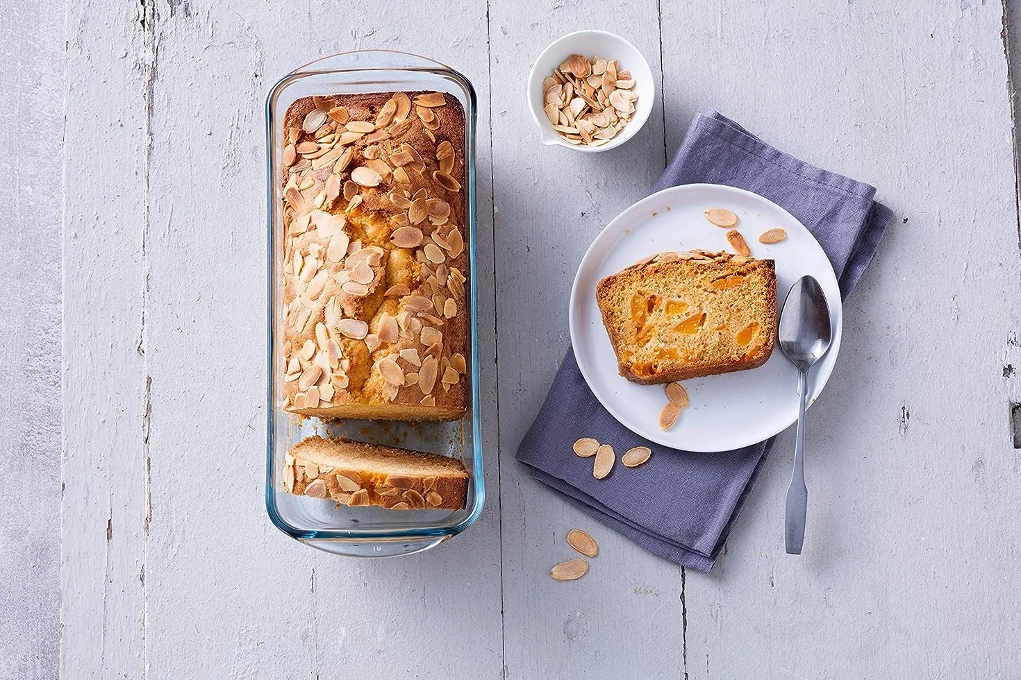 PYREX Moule à Cake en Verre Ecru 28 x 12 x 8 cm