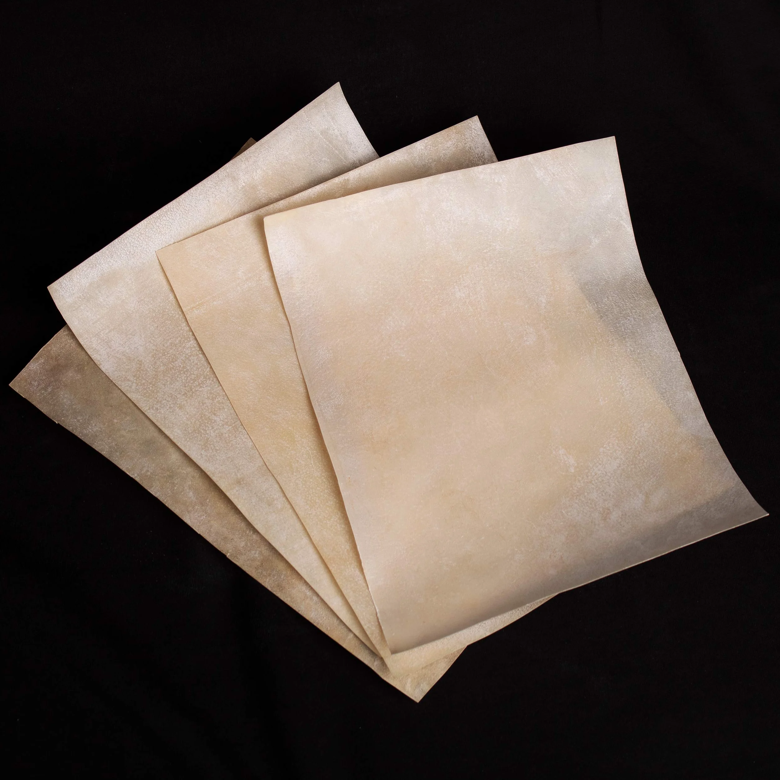 Mythrojan Papier à lettre médiéval en vélin en cuir véritable 20,3 x 27,9 cm