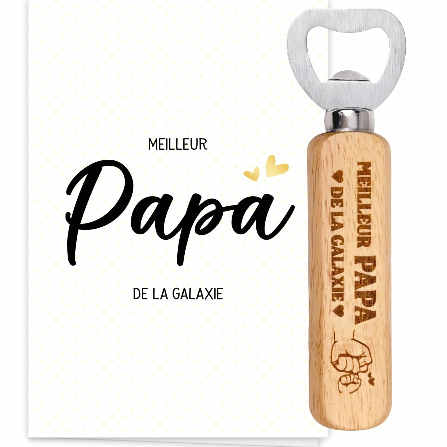 Porte Clef Gravé MEILLEUR PAPA DE LA GALAXIE Cadeau Fête des Pères