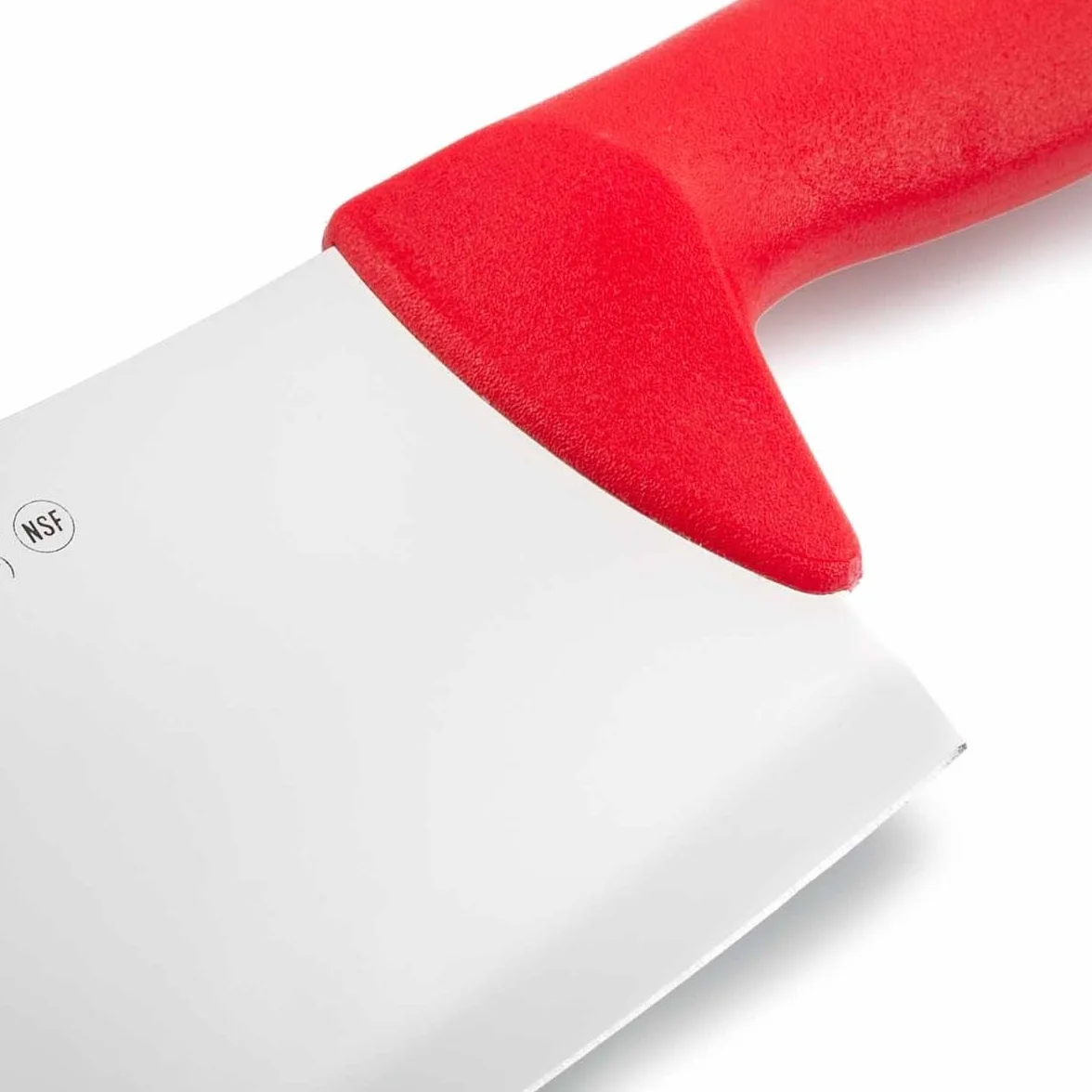 Arcos Couteau à Viande Acier Inoxydable Nitrum Lame 200 mm – Couteau de Boucher Professionnel, Poignée Ergonomique Polypropylène Rouge Série 2900