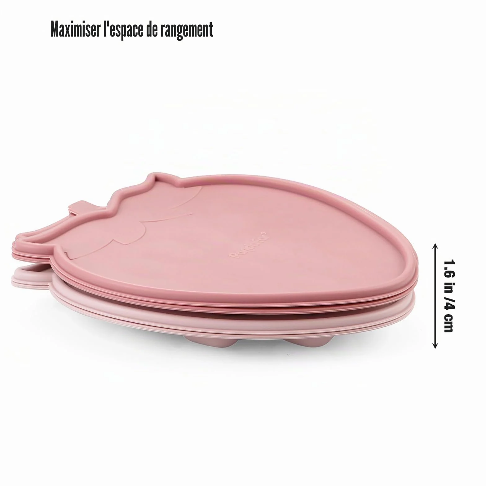 PandaEar Lot de 2 Moules à Sucettes pour Lait Maternel, Plateau de Congélation en Silicone 13 x 15 ml