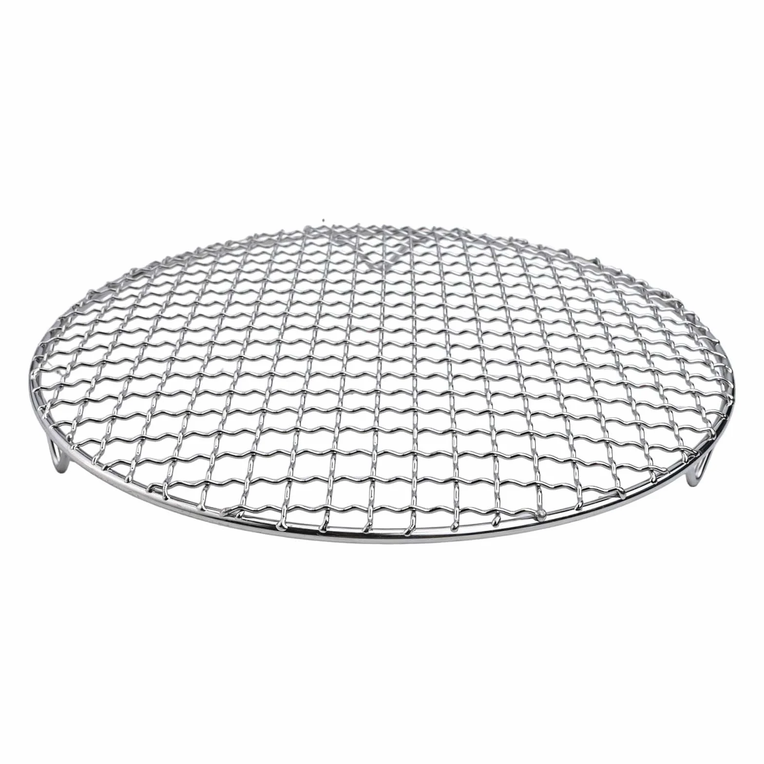 Grille de refroidissement ronde acier inoxydable 201 13-35 cm pour cuisson vapeur barbecue friteuse air 26 cm