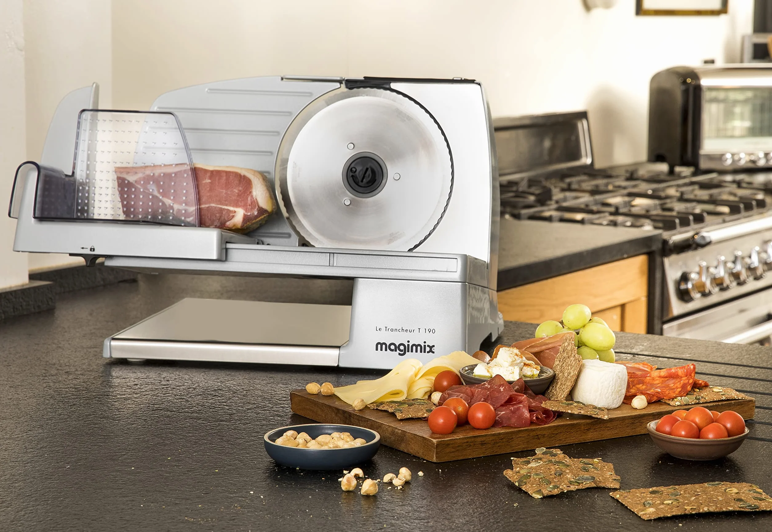 Magimix Trancheuse Électrique T190 Lame Inox Crantée 19 cm 150 W
