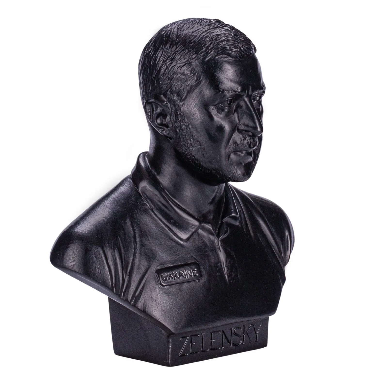 Buste en Pierre du président Volodymyr Zelensky 15 cm