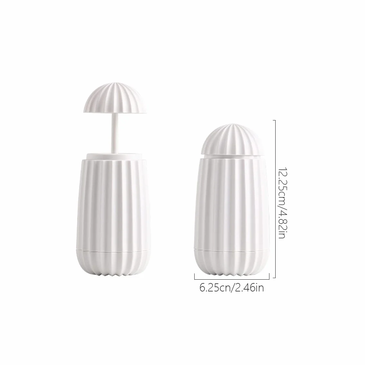 Distributeur Automatique de Cure-Dents en Plastique Portable Boîte Porte-Cure-Dents 2Pcs