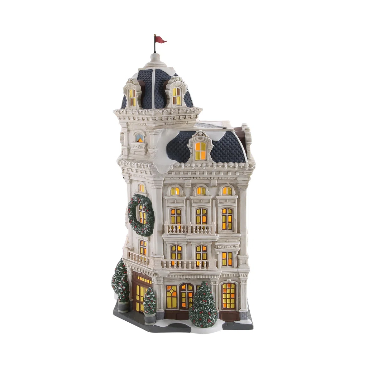 Department 56 Christmas in The City Village The Wescot Bâtiment Lumineux Multicolore 32,5 cm