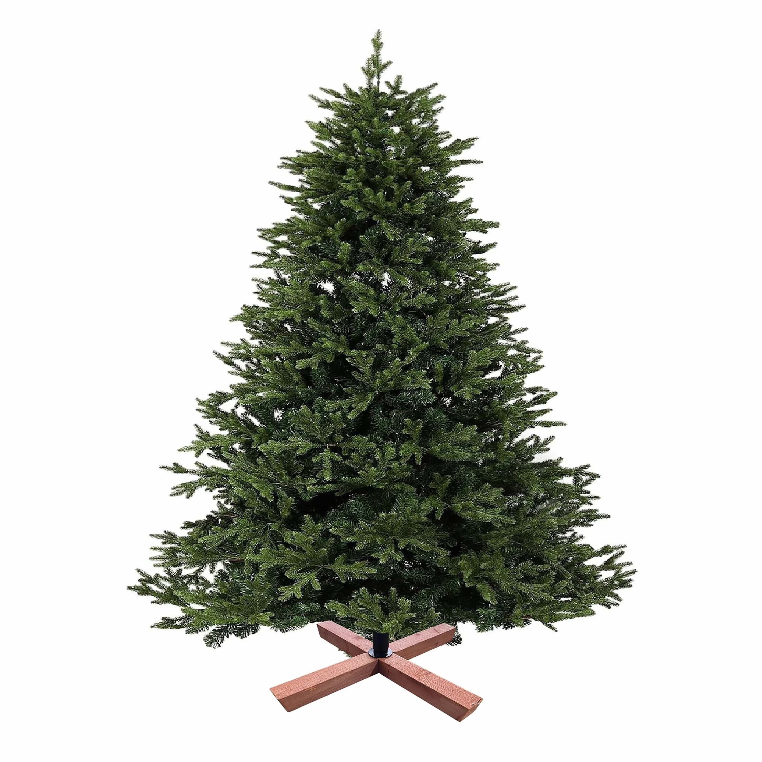 Arbre de Noël Artificiel Relaxdays, 180 cm, Aiguilles en PVC, Support en Bois, Sac de Rangement, Sapin Vert Naturel