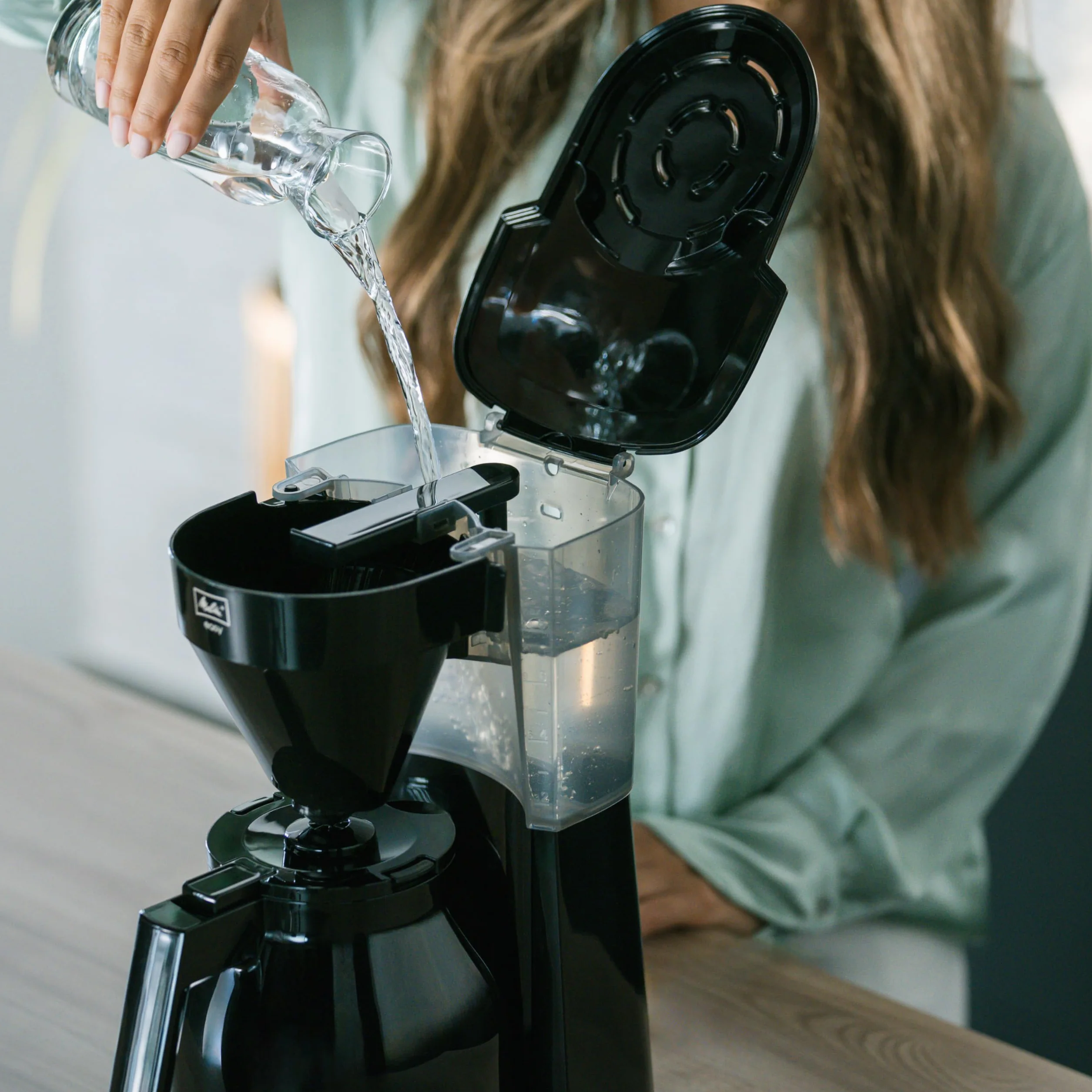 Melitta Cafetière Filtre Avec Verseuse Isotherme Easy Therm II, 1L, Noir
