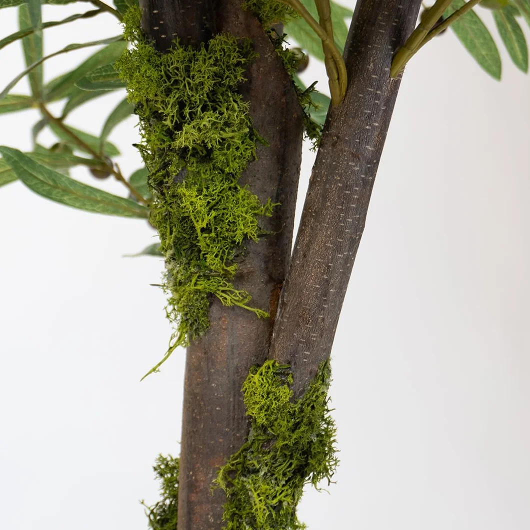 Blaine Olivier Sauvage 180cm Grande Plante Artificielle Décorative pour Intérieur Extérieur