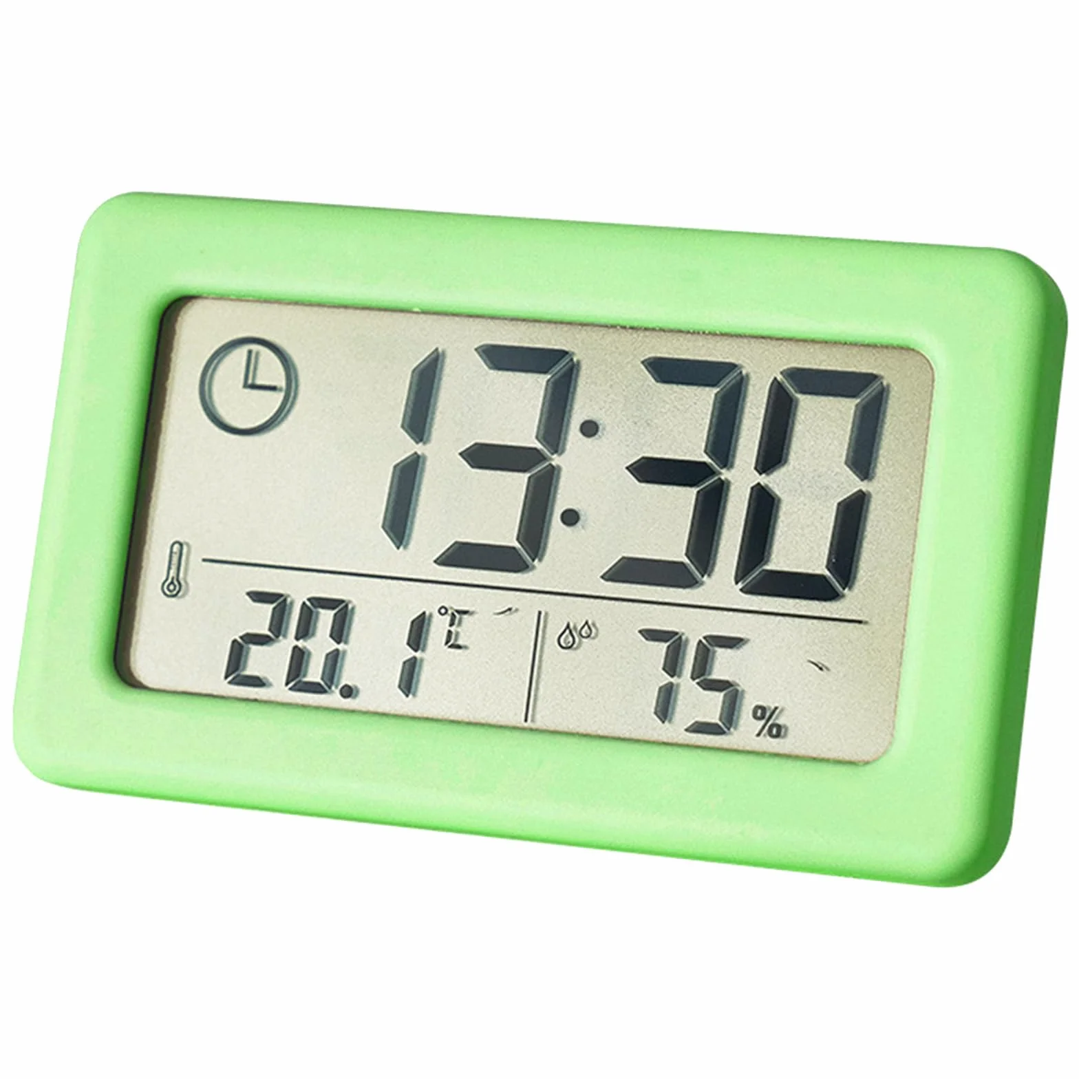 Horloge numérique fine température humidité décoration maison