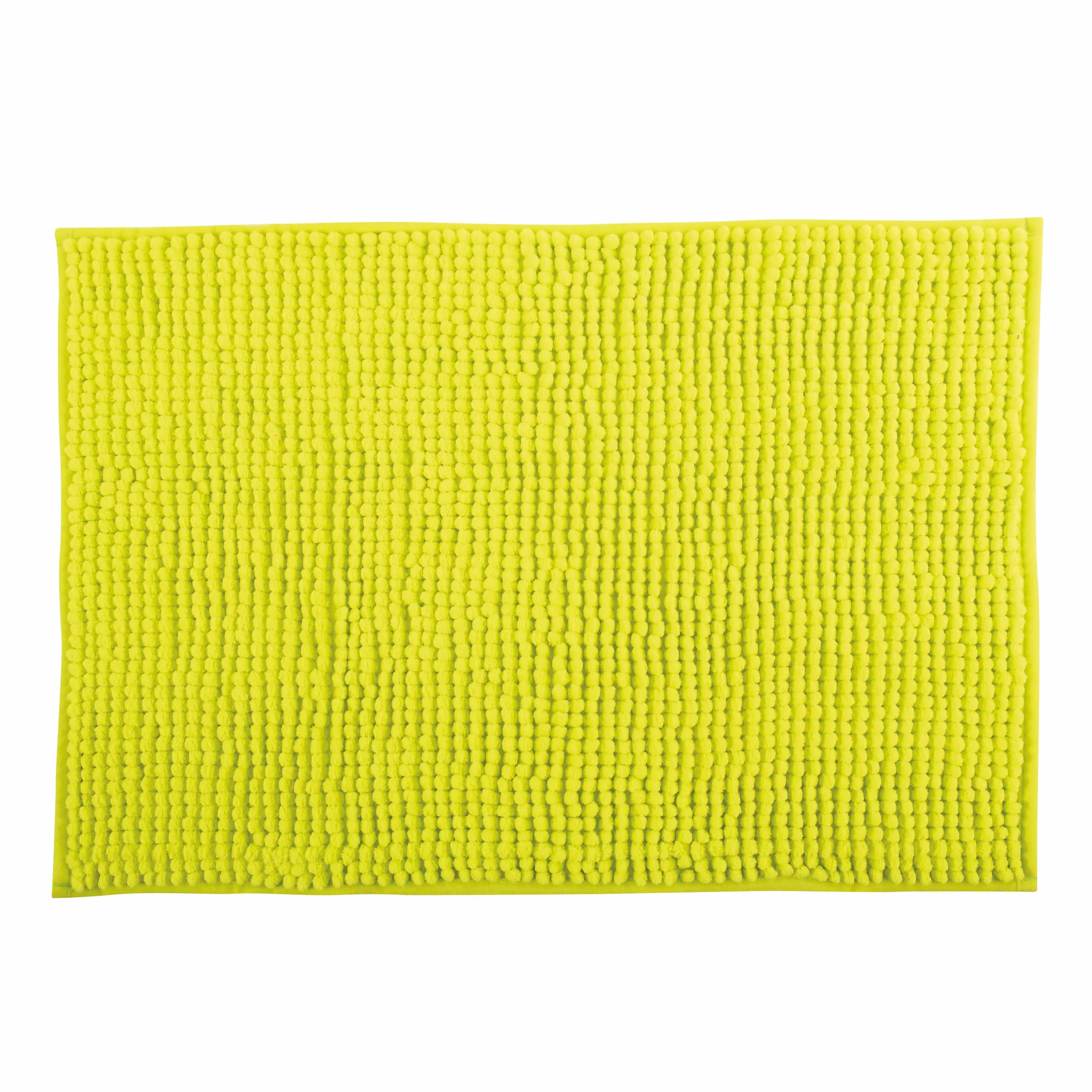 Tapis de Bain Microfibre Chenille Anti-dérapant 40x60 cm Vert Clair