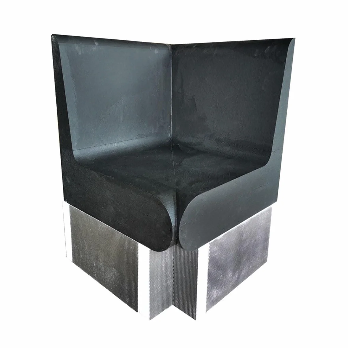 Banc Angle arrondis 600 x 586 x 870 mm Dossier XPS prêt à carreler hammam Salle de Bain