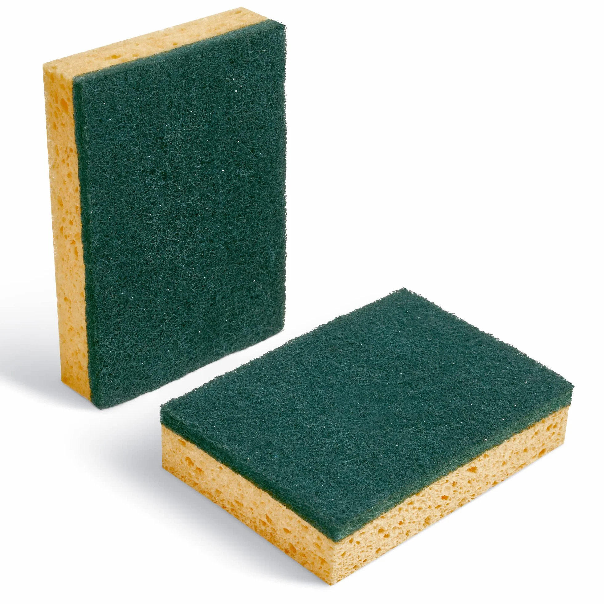 Spontex Gratte-Éponge Fibres Recyclées Lot de 6 Nettoyage Cuisine Vaisselle Lavable 40°C