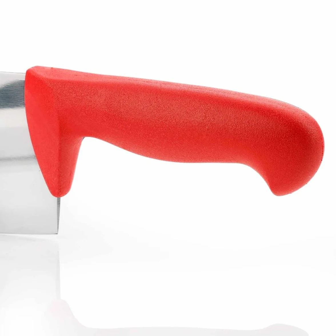 Arcos Couteau à Viande Acier Inoxydable Nitrum Lame 200 mm – Couteau de Boucher Professionnel, Poignée Ergonomique Polypropylène Rouge Série 2900