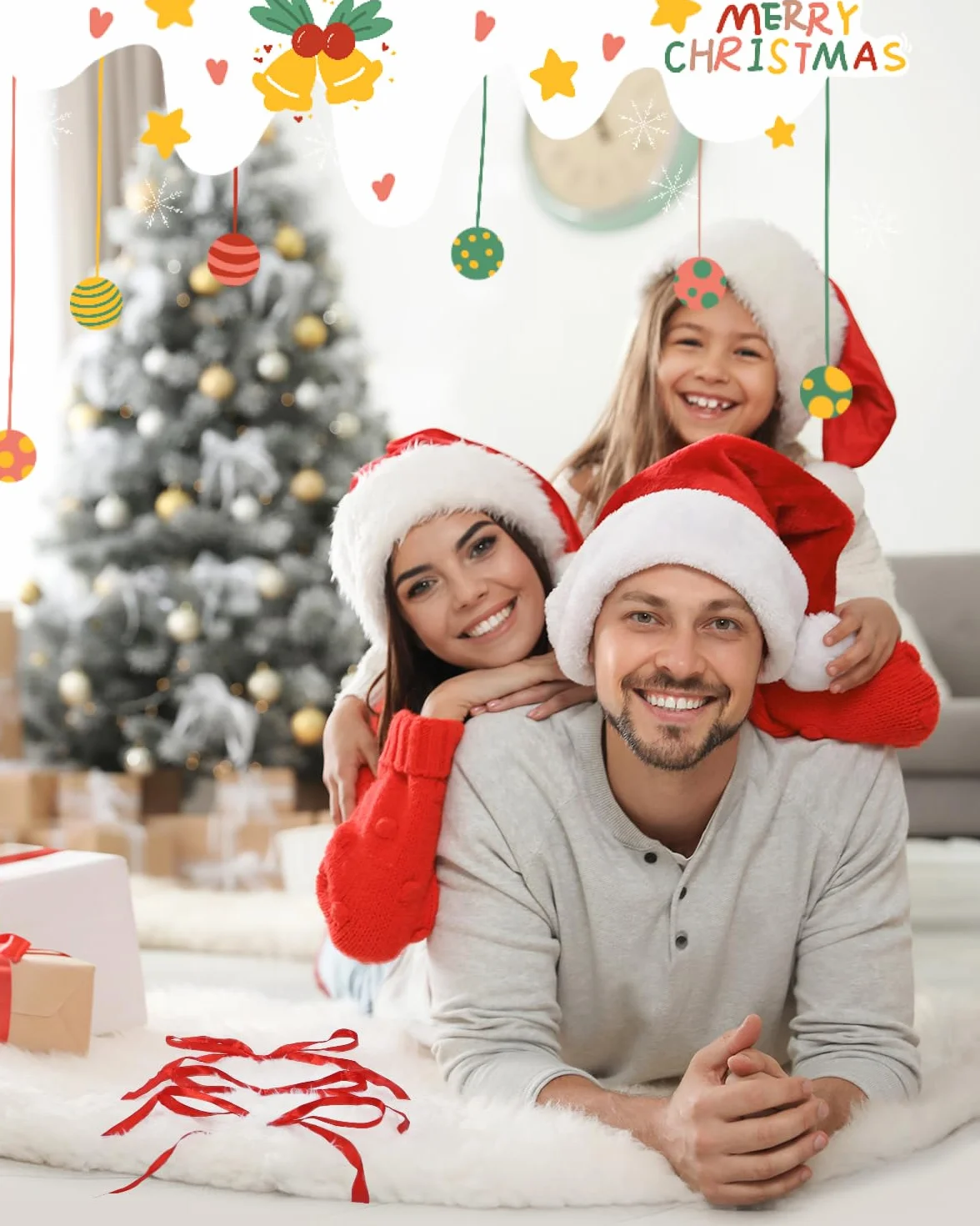 Jupe de Sapin de Noël Rond 120 cm Blanc Peluche