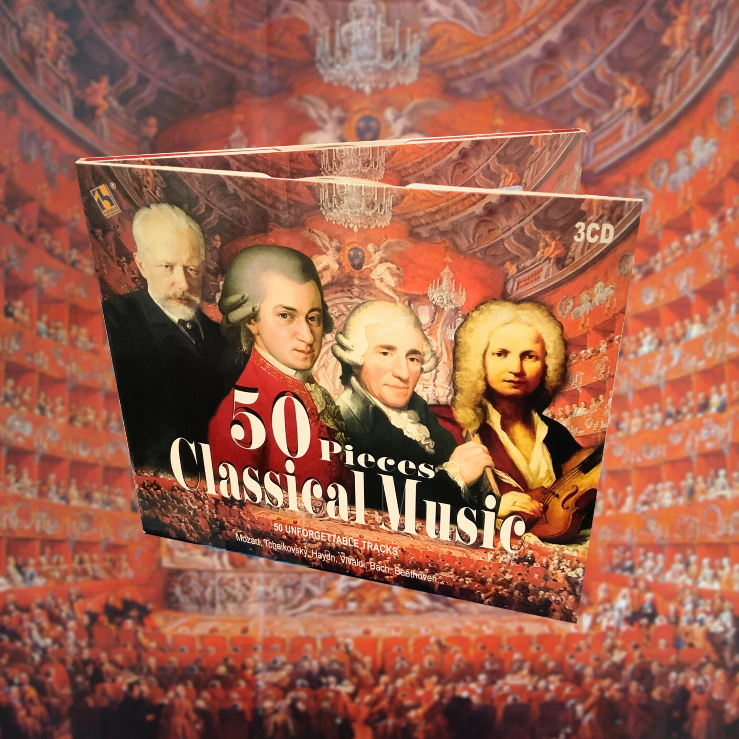 50 Pieces Classical Music Beethoven Vivaldi Mozart Nocturnes Piano Sonata Symphony Il Barbiere Di Siviglia Four Season