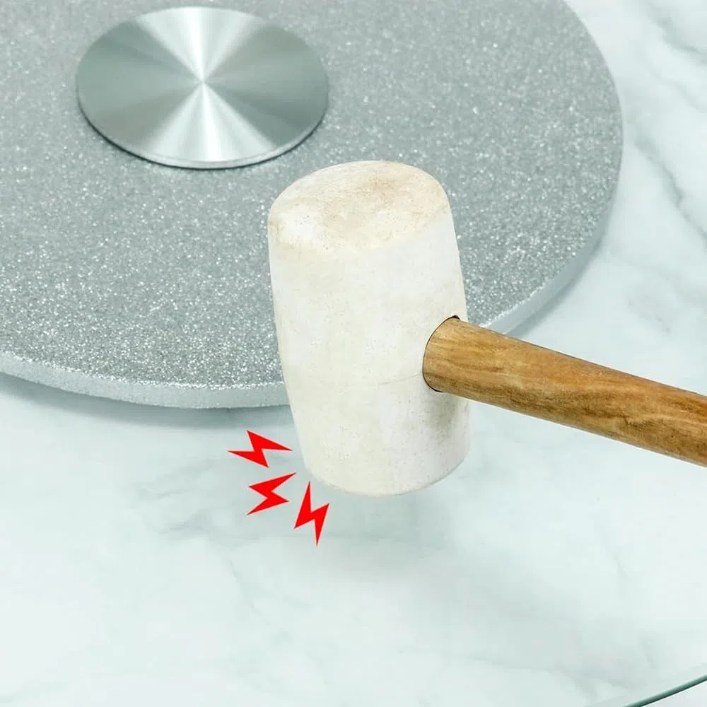 Plateau Tournant en Verre Trempé De 20 Pouces pour La Cuisine, Plateau Rotatif Rond De 40 Pouces avec Base, Lisse Et Silencieux (60 Cm/24 Pouces)